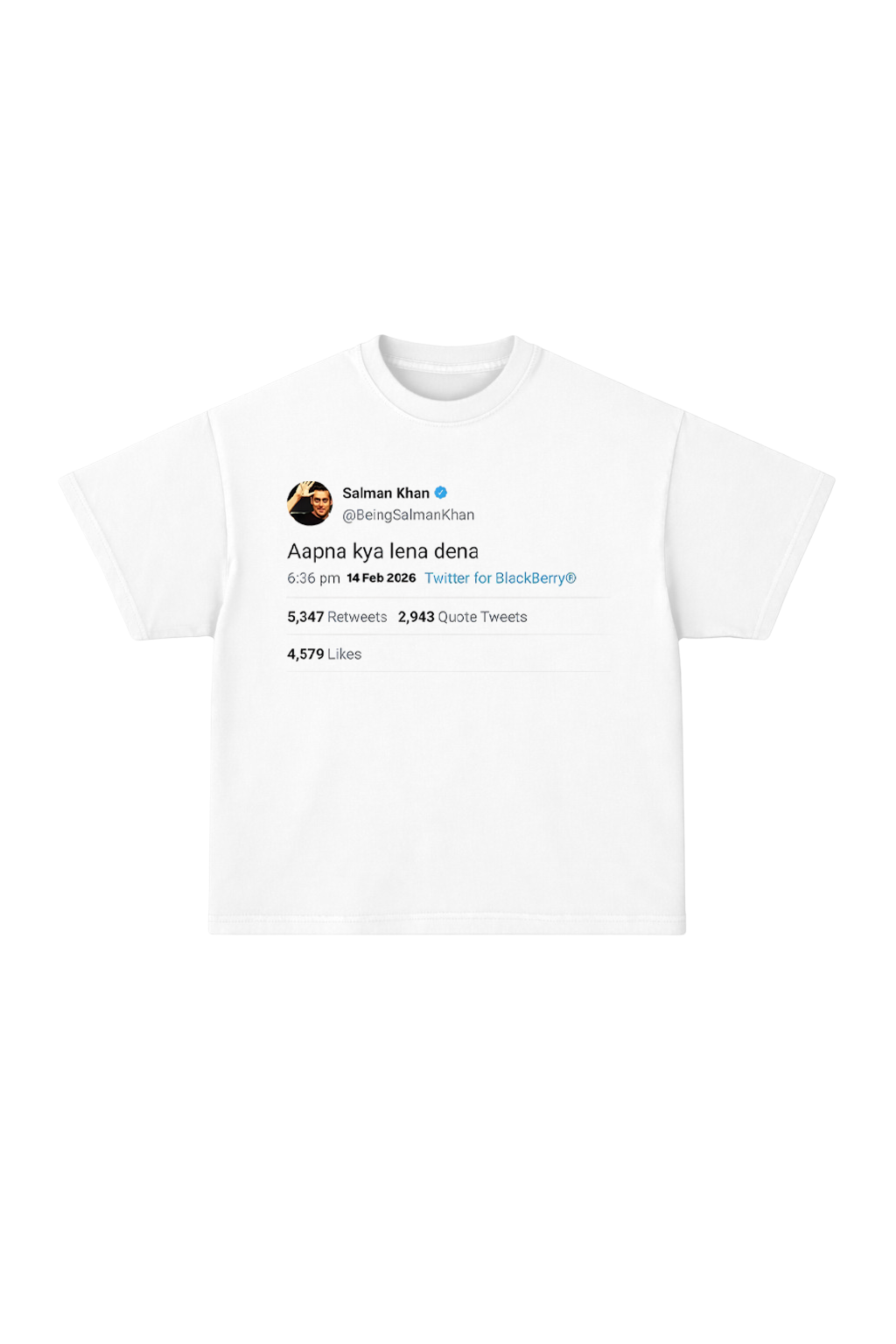 Apna kya lena dena Oversized Tee