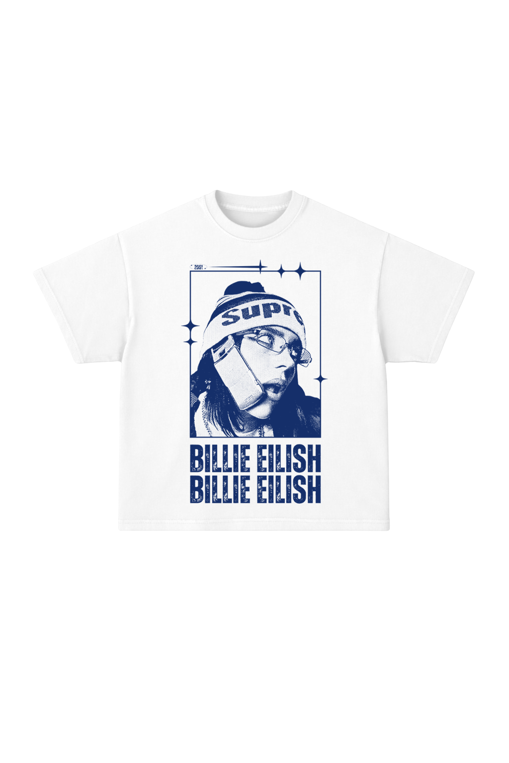 'Billie Eilish' Graphic oversized Tee