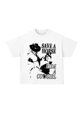 SAVE A HORSE. RIDE A COWGIRL T-shirt