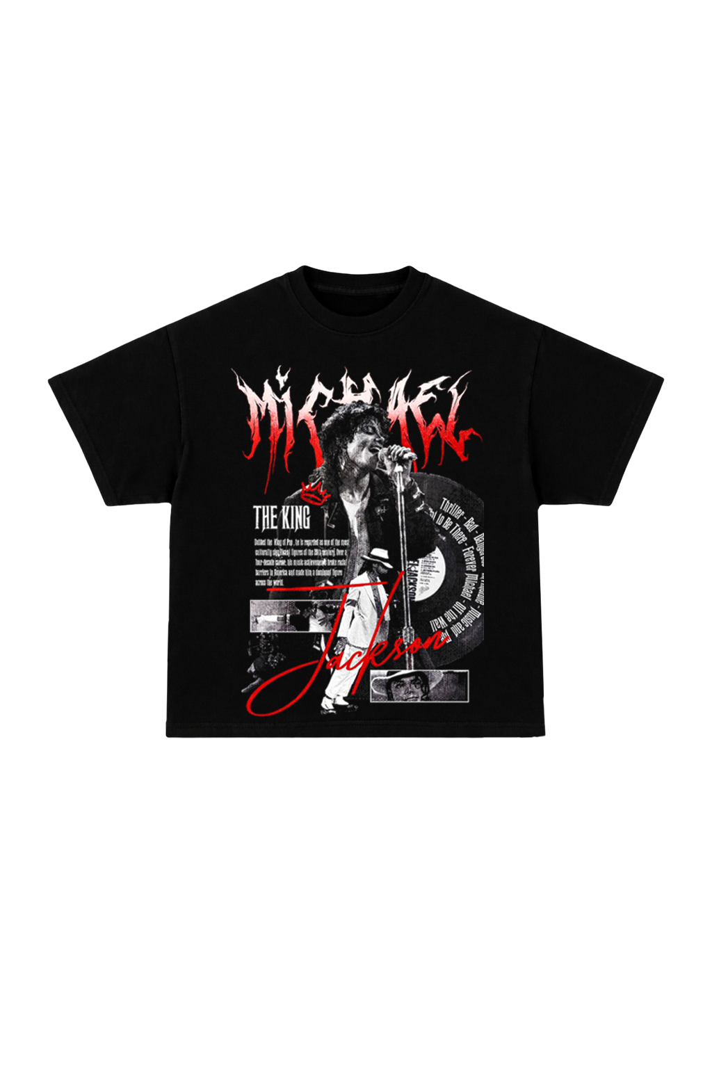 Homage to Micheal Jackson Oversized Premium Tee