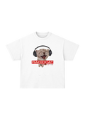 Radio Cat Oversized Tee