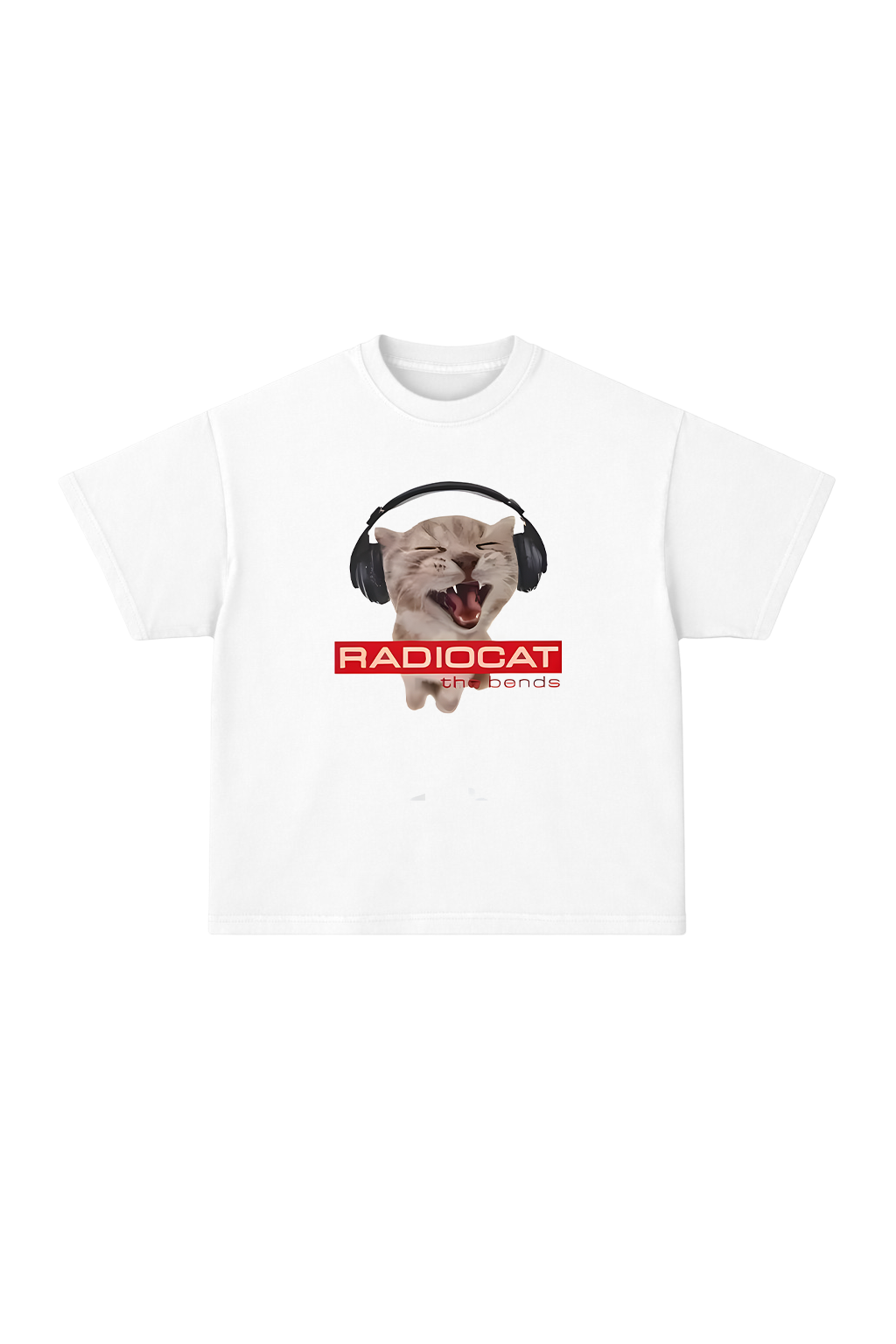 Radio Cat Oversized Tee